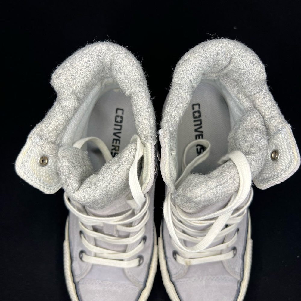 Converse women Light Gray High-Top Sneakers